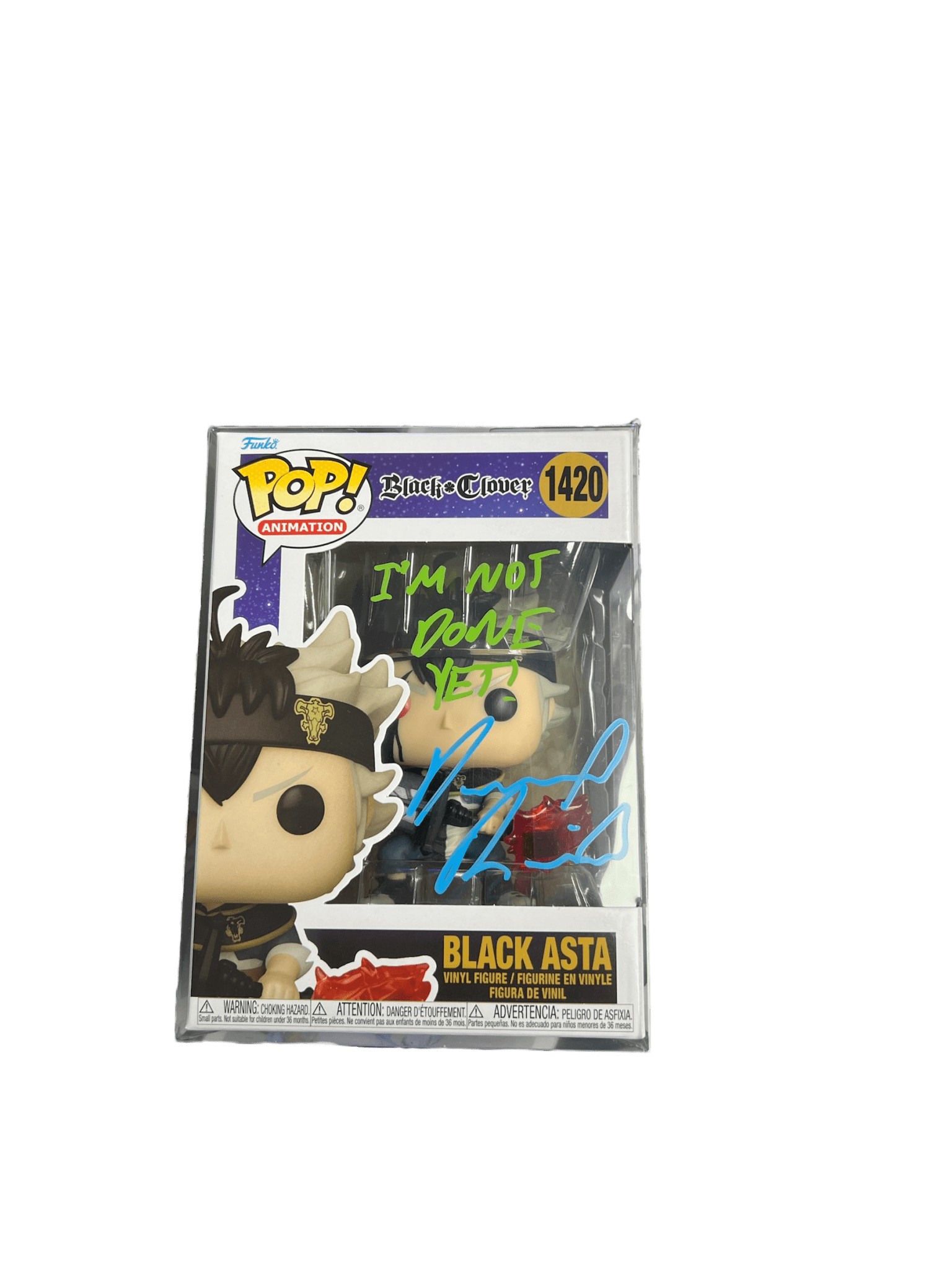 Signed asta Funko outlet pop