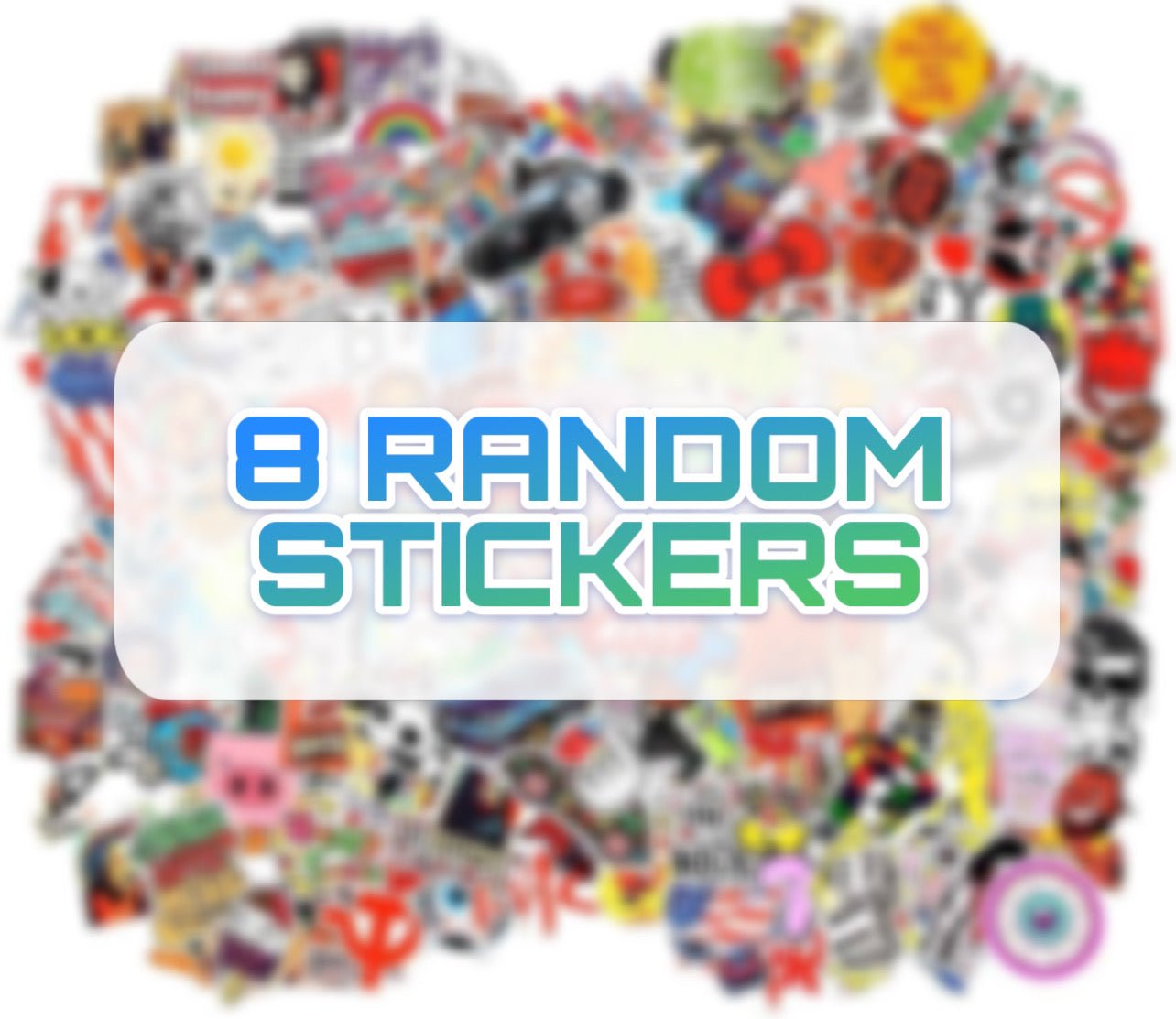 8 Random Stickers - NERD BLVD