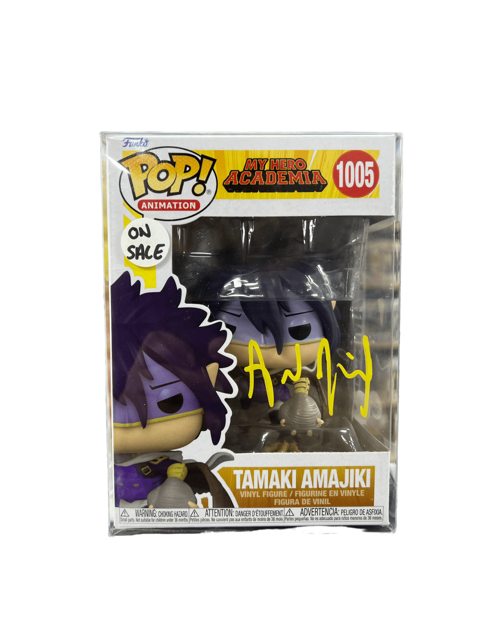 Aaron Dismukes Signed Funko POP My Hero Academia Tamaki Amajiki Autographed JSA - NERD BLVD