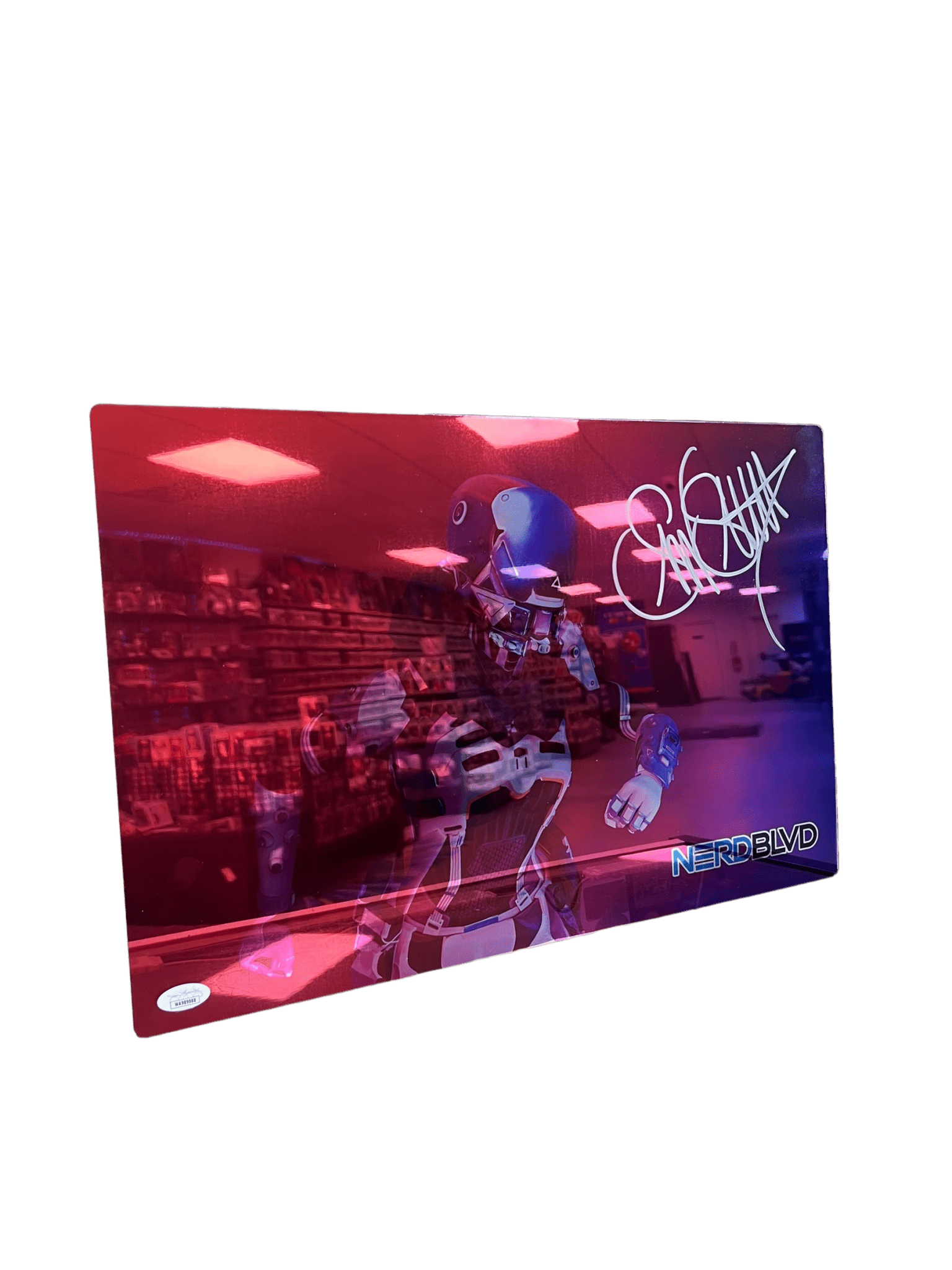 Apex Legends Wraith Metal Art Autographed By Shantel VanSanten JSA COA - NERD BLVD