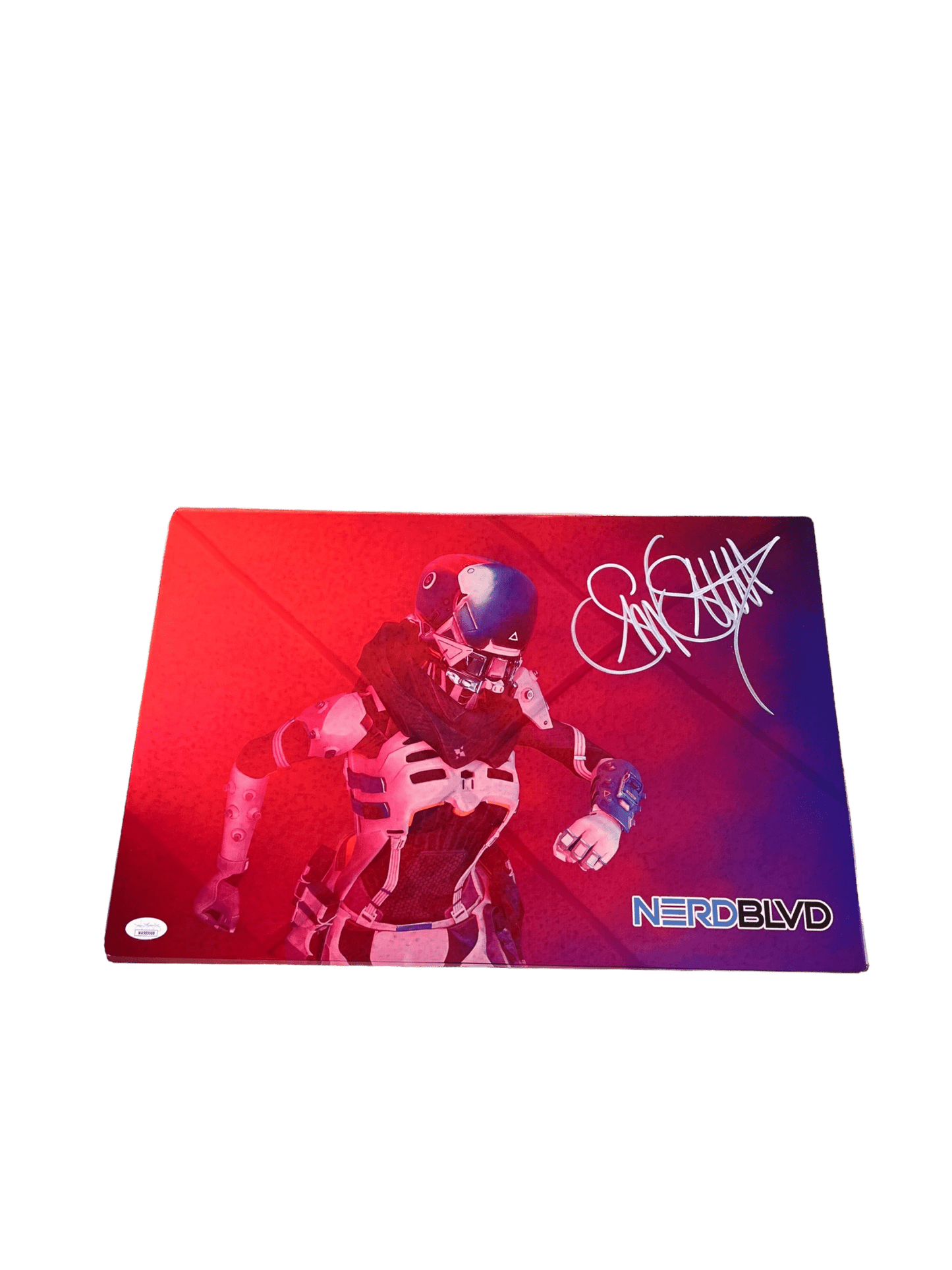 Apex Legends Wraith Metal Art Autographed By Shantel VanSanten JSA COA - NERD BLVD