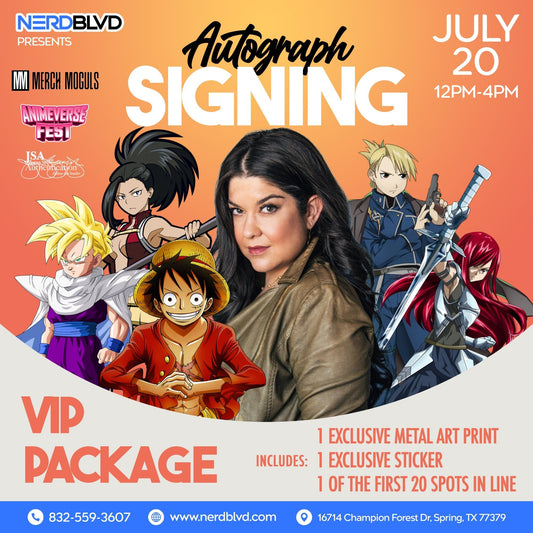 Colleen Clinkenbeard VIP Package - NERD BLVD