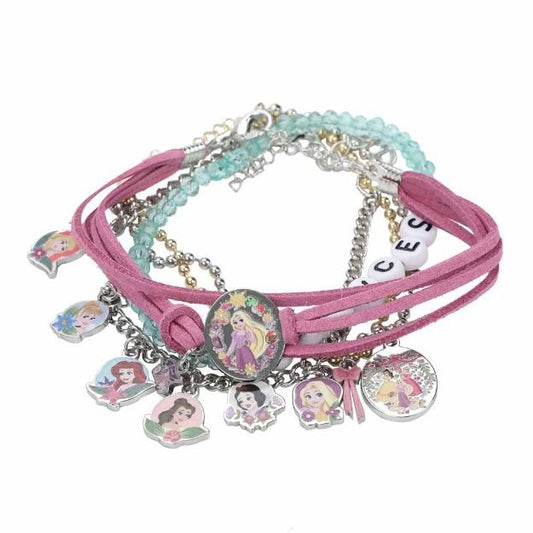 DISNEY PRINCESS CHARACTER MULTI-CHARMED BRACELET - NERD BLVD