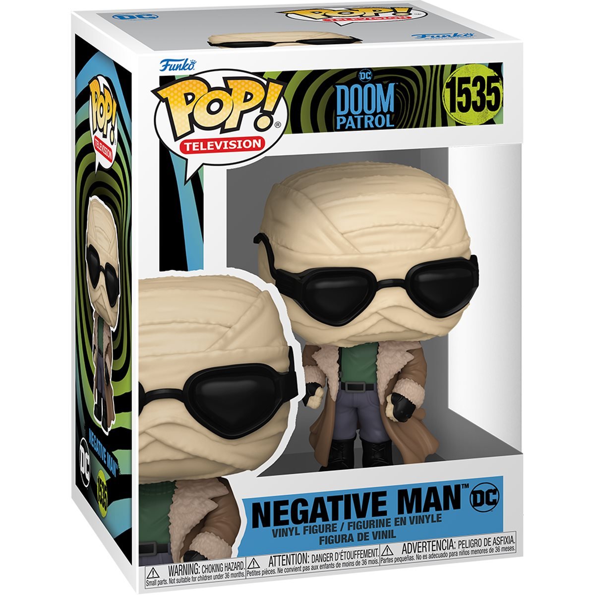 Doom Patrol Negative Man Funko Pop! Vinyl Figure #1535 - NERD BLVD