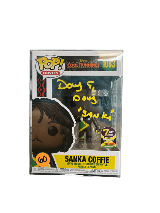 Doug E. Doug Signed Santa Coffie Cool Runnings Funko POP 1083 JSA COA - NERD BLVD