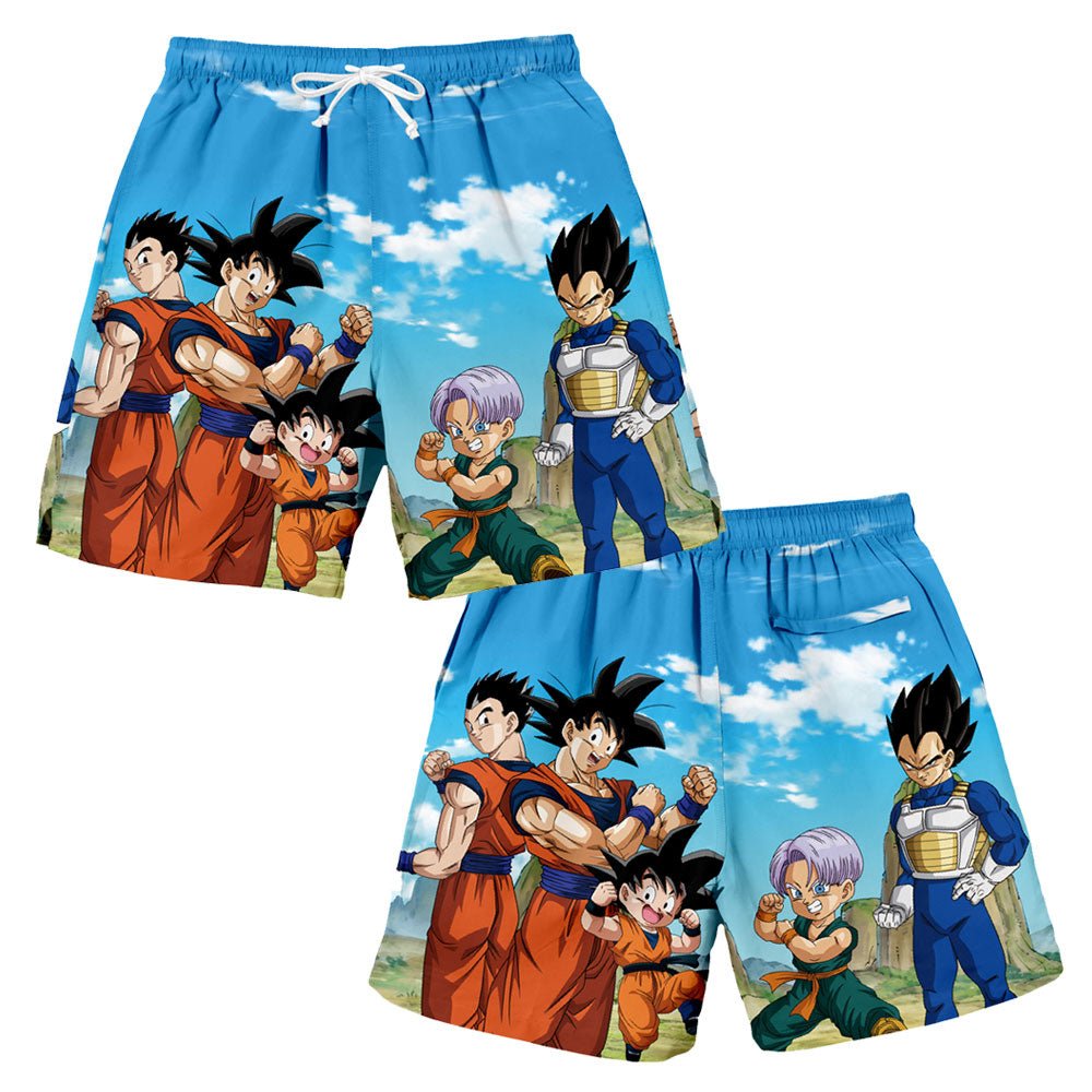 DRAGON BALL Z SUBLIMATED ACTIVE SHORTS - NERD BLVD