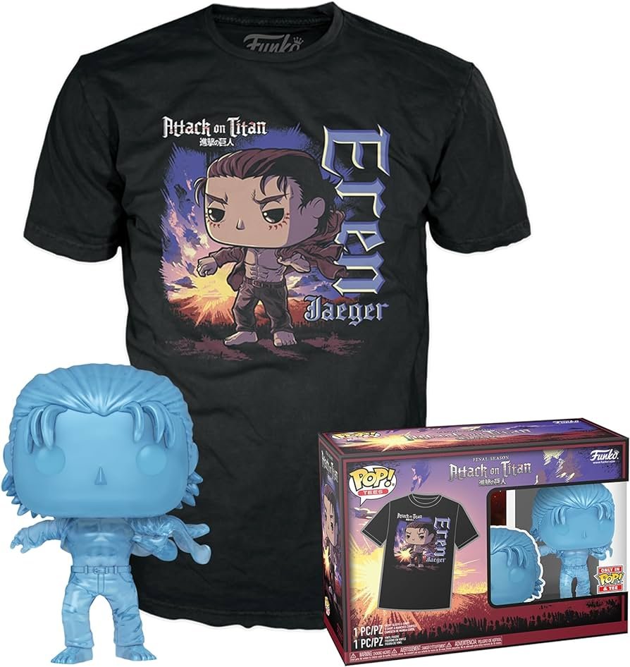 Funko Attack On Titan Eren Jaeger Pop! and Tee XL - NERD BLVD