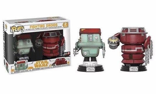 Funko Pop 2 Pack Fighting Droids Star Wars Game Stop Exclusive - NERD BLVD