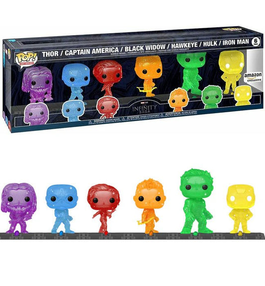 Funko POP 6 Pack Thor / Captain America / Black Widow / Hawkeye / Hulk / Iron Man Amazon Exclusive - NERD BLVD