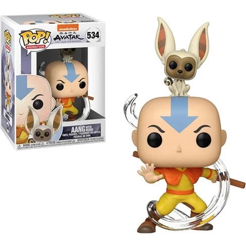 Funko Pop Animation Aang With Momo 534 - NERD BLVD