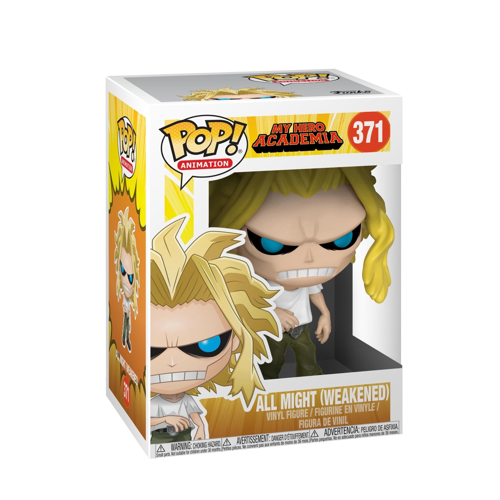 Funko Pop Animation All Might Weakened 371 - NERD BLVD