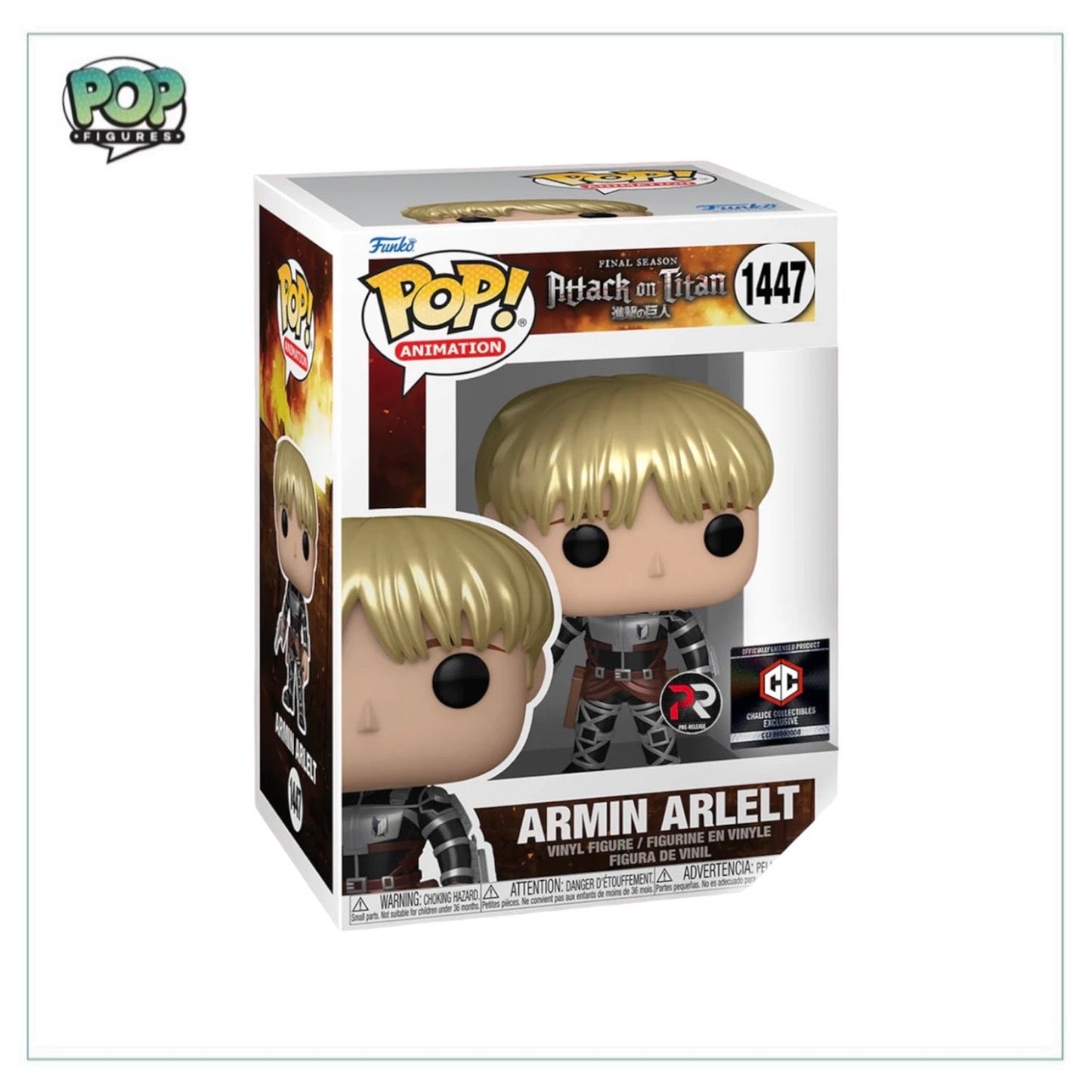 Funko POP Animation Armin Arlelt 1447 Chalice Collectible Pre Release - NERD BLVD