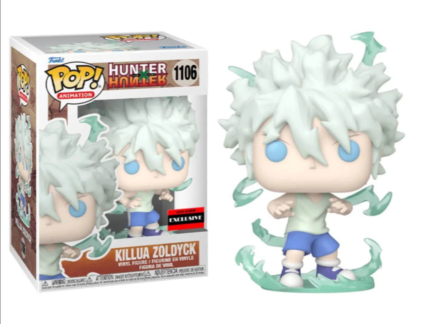 Funko Pop Animation Killua Zoldyck 1106 AAA Exclusive - NERD BLVD