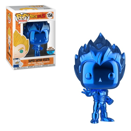 Funko Pop Animation Super Saiyan Vegeta 154 Toy Tokyo New York Con 2018 - NERD BLVD