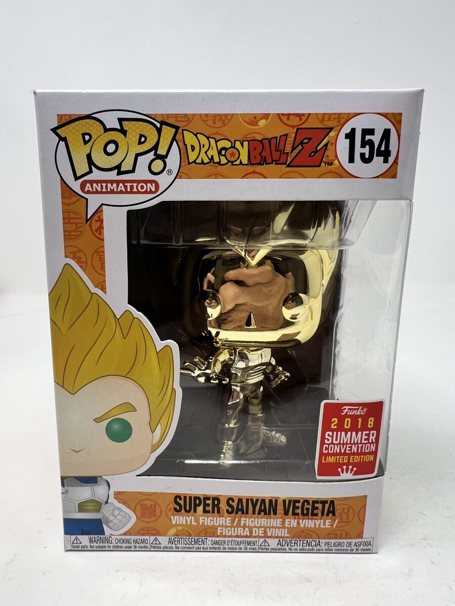 Funko Pop Animation Super Saiyan Vegeta 154 Toy Tokyo Summer Convention 2018 - NERD BLVD