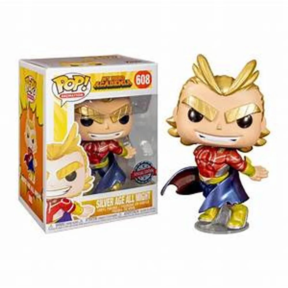Funko POP Anime My Hero Academia Silver Age All Might 608 Special Edition - NERD BLVD