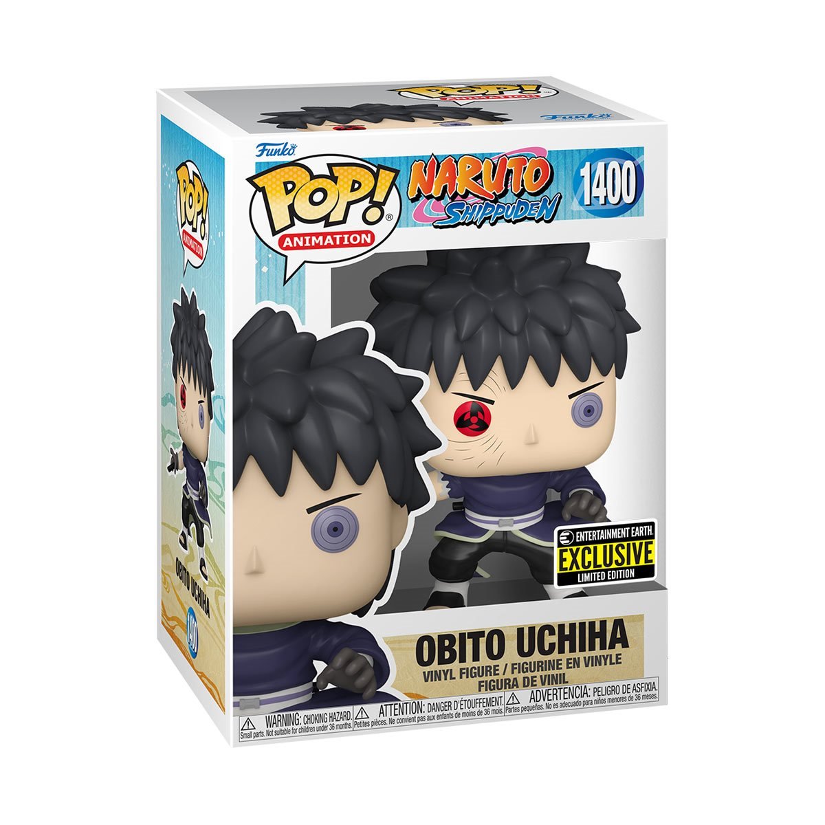 Funko Pop Anime Obito Uchiha 1400 Entertainment Earth - NERD BLVD