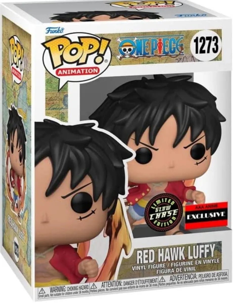 Funko POP Anime One Piece Red Hawk Luffy Chase 1273 - NERD BLVD