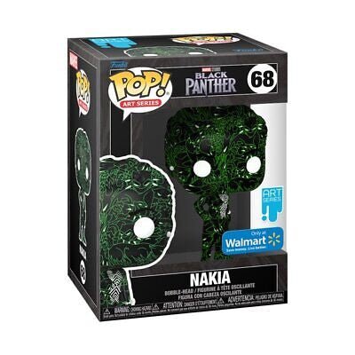 Funko POP Art Series Marvel Black Panther Nakia Walmart Exclusive 68 - NERD BLVD