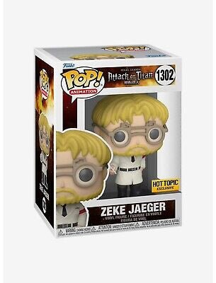 Funko POP Attack on Titan Zeke Jaeger 1302 Hot Topic - NERD BLVD