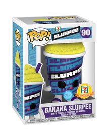 Funko Pop Banana Slurpee Glitter 711 Exclusive 90 - NERD BLVD