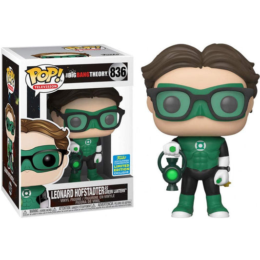 Funko POP Big Bang Theory Leonard As Green Lantern 836 - NERD BLVD