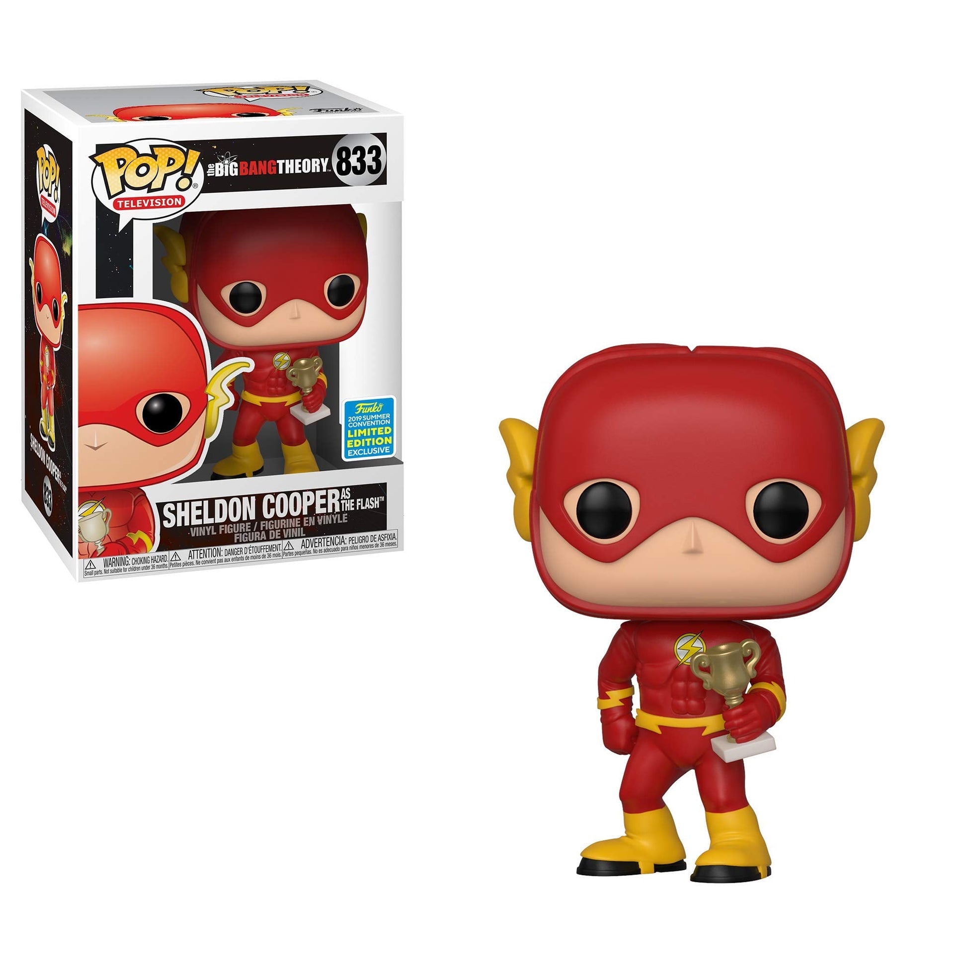 Funko POP Big Bang Theory Sheldon As The Flash 833 - NERD BLVD