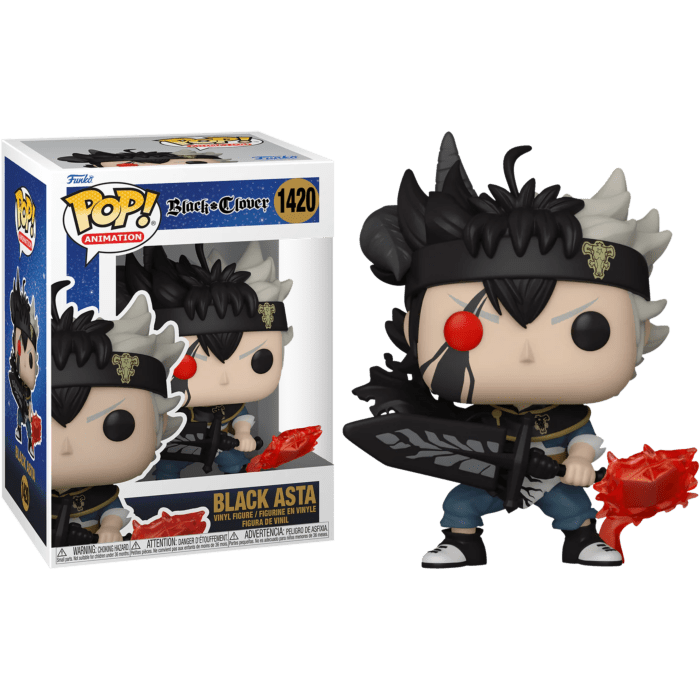 Funko Pop Black Clover Black Asta 1420 - NERD BLVD