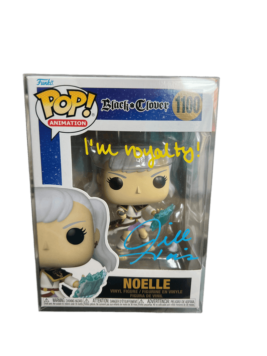 Funko POP Black Clover Noelle Signed Jill Harris JSA COA - NERD BLVD