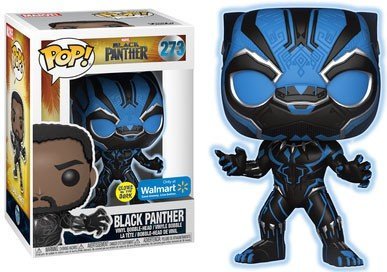 Funko Pop Black Panther 271 Walmart Exclusive GITD - NERD BLVD