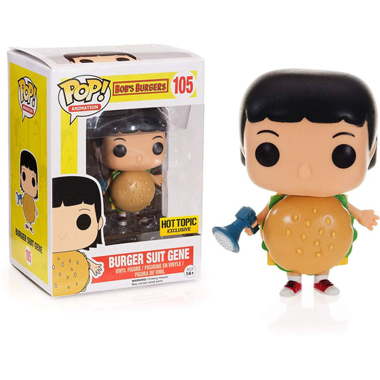 Funko POP Bobs Burgers Burger Suit Gene Hot Topic Exclusive 105 - NERD BLVD