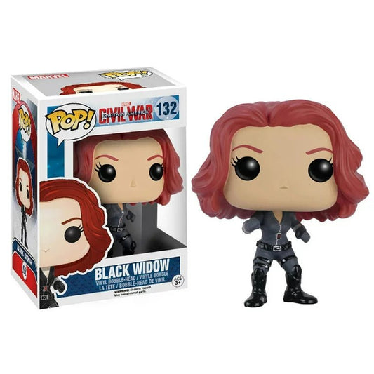 Funko POP Captain America Civil War Black Widow 132 - NERD BLVD