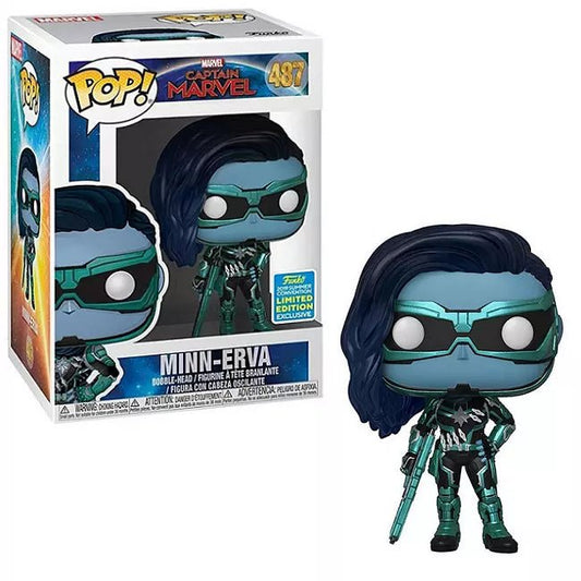 Funko POP Captain Marvel Minn Erva 487 - NERD BLVD