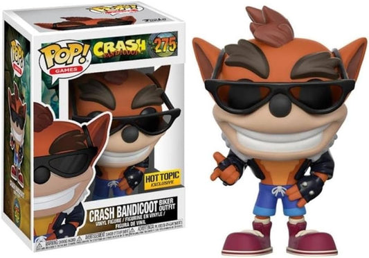 Funko POP Crash Bandicoot Biker Outfit 275 - NERD BLVD