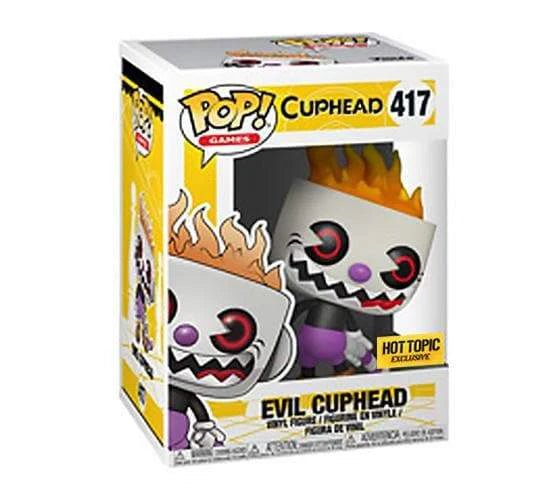 Funko POP Cuphead Evil Cuphead Hot Topic 417 - NERD BLVD