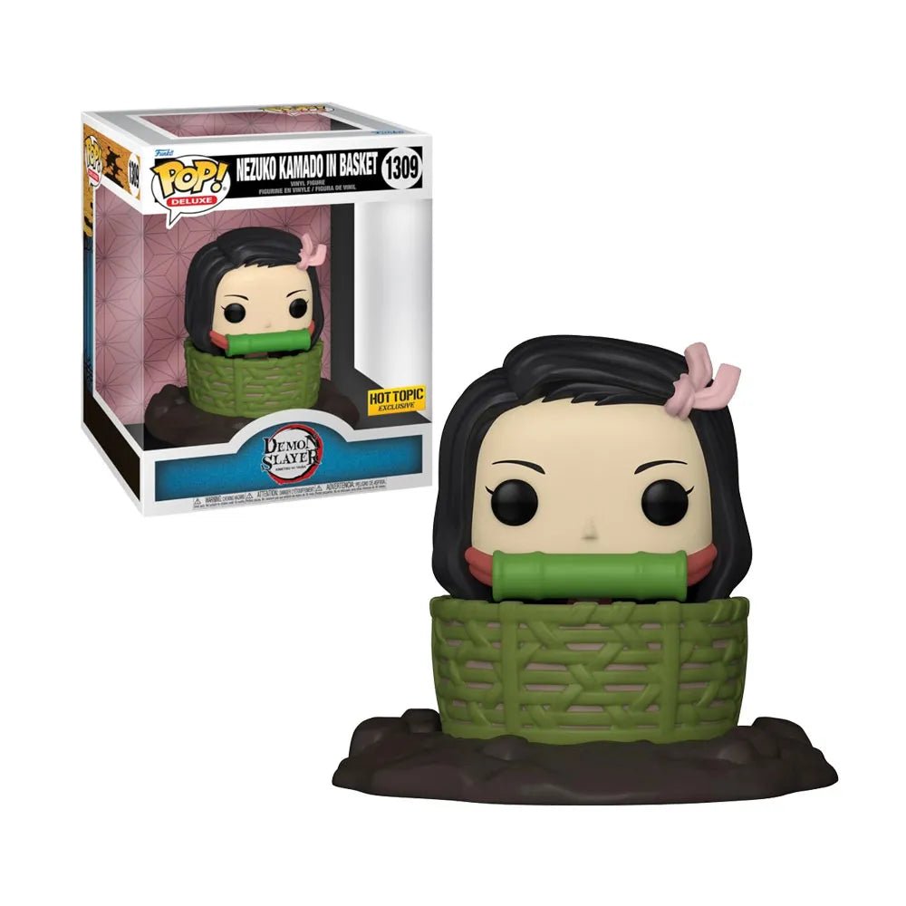 Funko POP Deluxe Demon Slayer Nezuko Kamado In Basket Hot Topic Exclusive 1309 - NERD BLVD