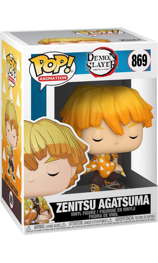 Funko Pop Demon Slayer Zenitsu Agatsuma 869 - NERD BLVD