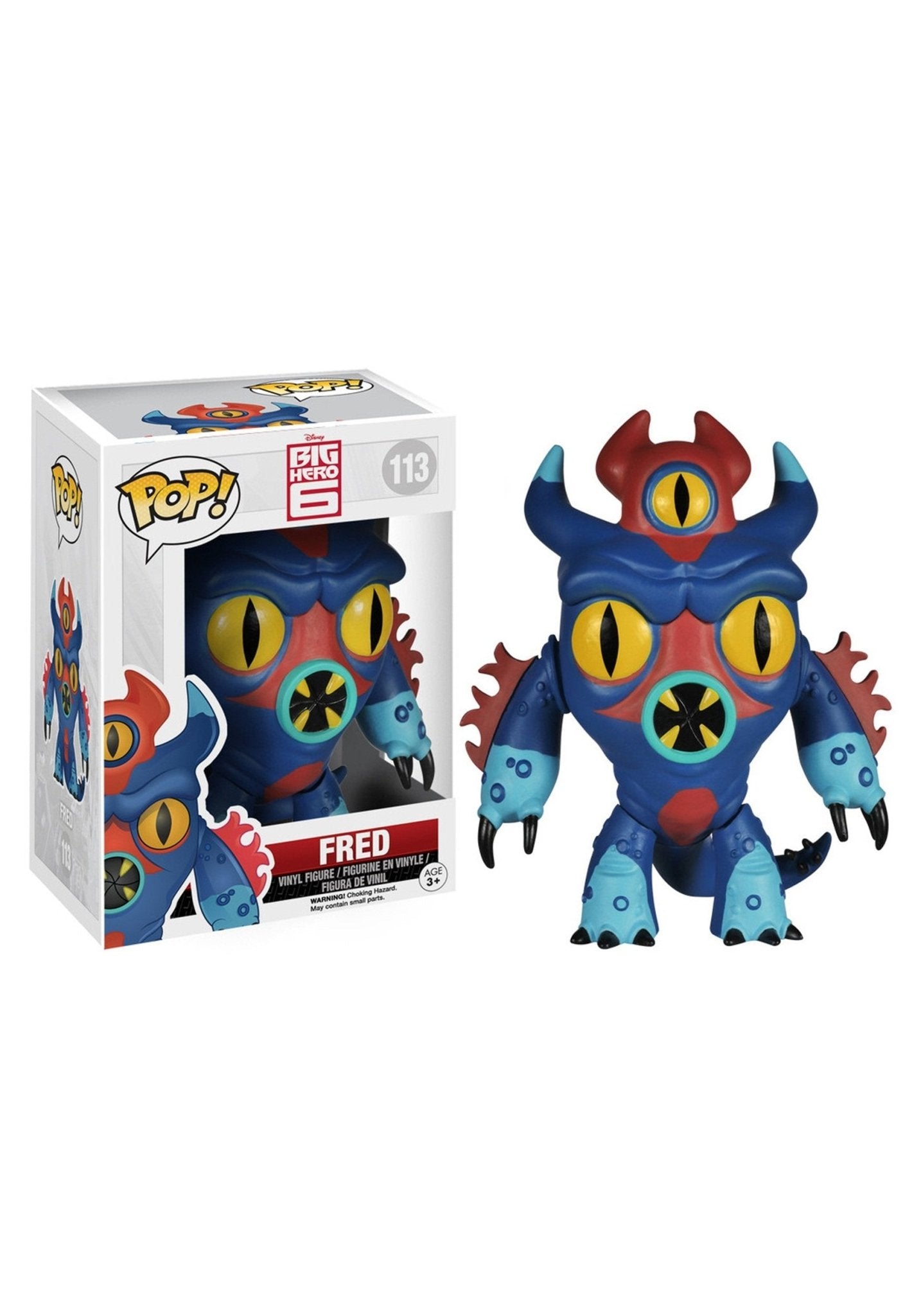 Funko POP Disney Big Hero 6 Fred 113 - NERD BLVD