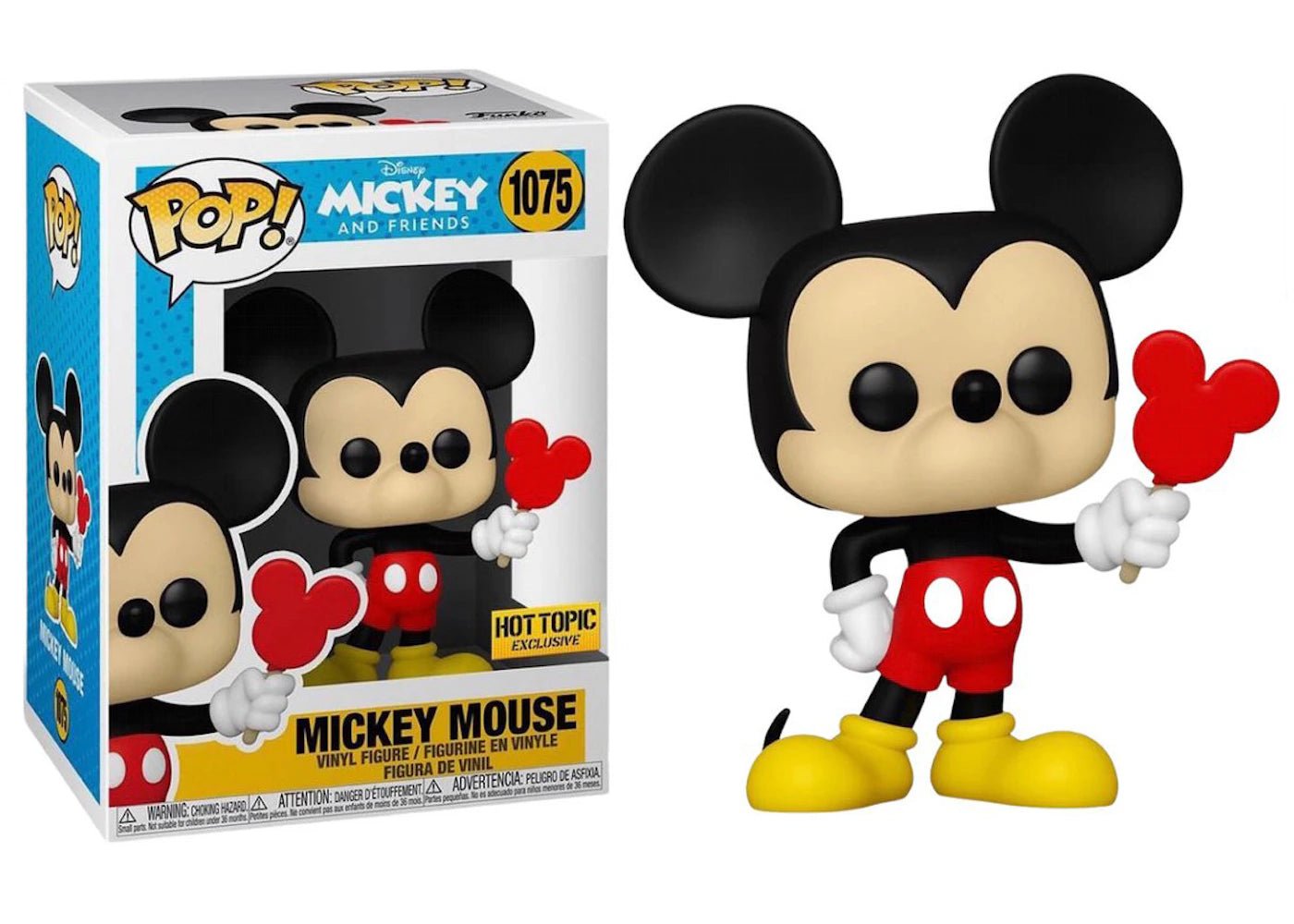 Funko POP Disney Mickey And Friends Mickey Mouse Hot Topic 1075 - NERD BLVD