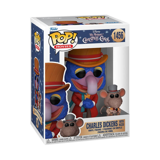 Funko POP Disney The Muppet Christmas Carol Charles Dickens With Rizzo 1456 - NERD BLVD