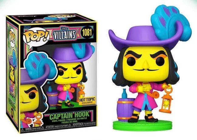 Funko POP Disney Villains Captain Hook Hot Topic 1081 - NERD BLVD