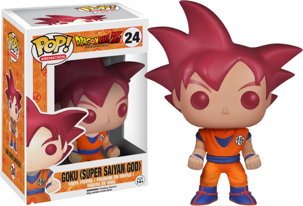 Funko Pop DragoBall Z Goku Super Saiyan God 24 - NERD BLVD