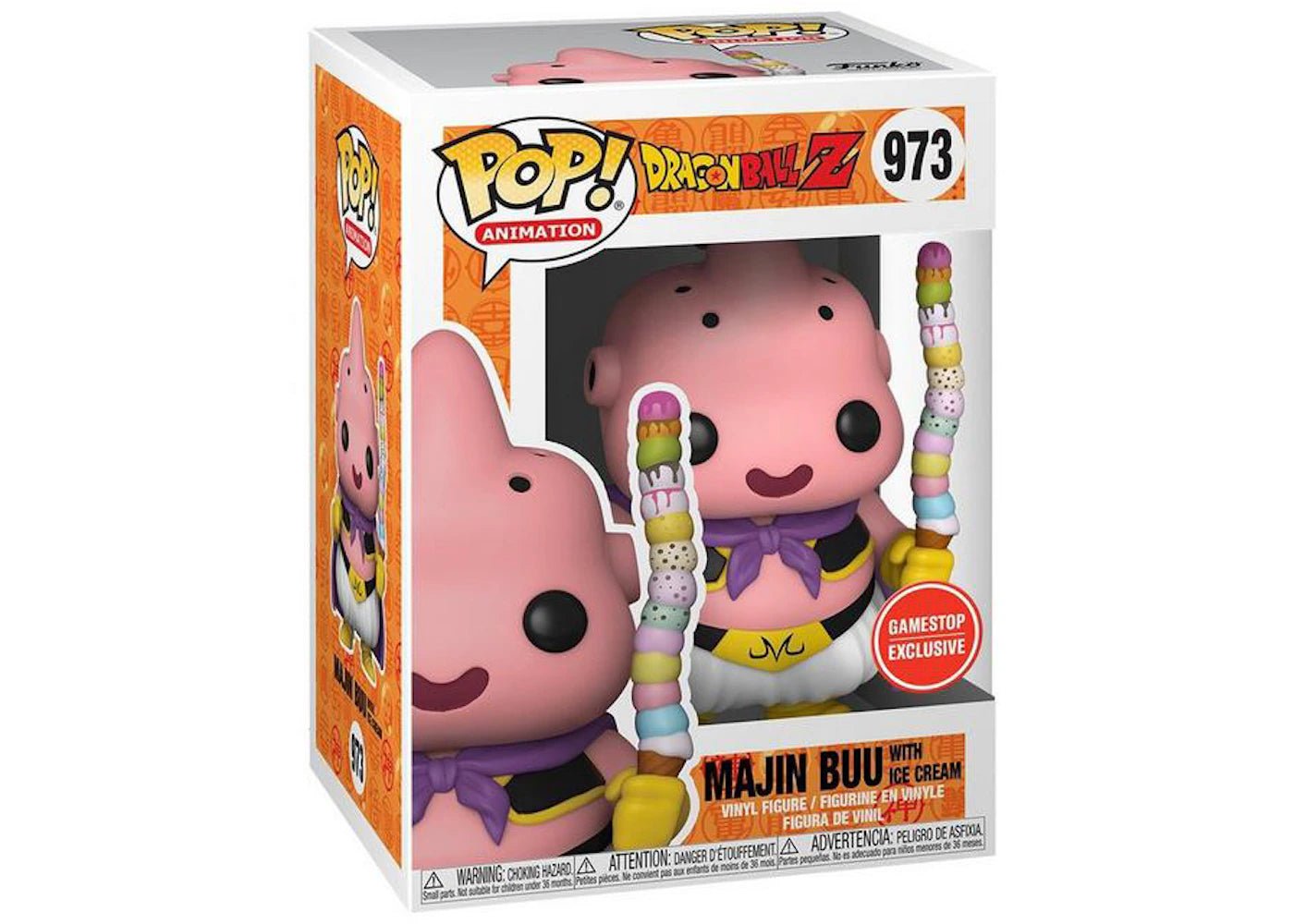 Funko POP Dragon Ball Z Majin Buu With Ice Cream GameStop Exclusive 973 - NERD BLVD