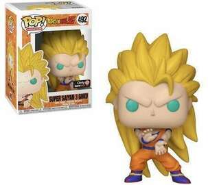 Funko POP Dragon Ball Z Super Saiyan 3 Goku 492 Gamestop - NERD BLVD