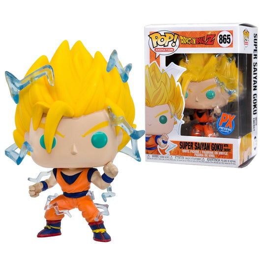 Funko Pop Dragon Ball Z Super Saiyan Goku 865 PX Exclusive - NERD BLVD