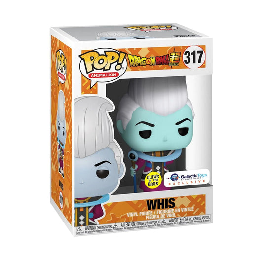 Funko POP Dragon Ball Z Whis GITD Galatic Toys 317 - NERD BLVD