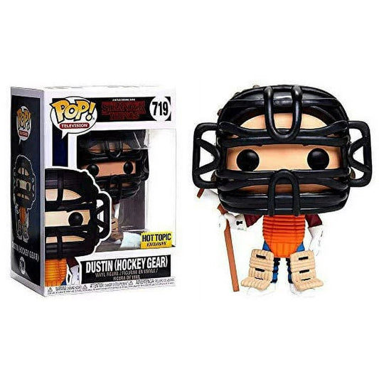 Funko POP Dustin Hockey Gear Stranger Things Hot Topic 719 - NERD BLVD