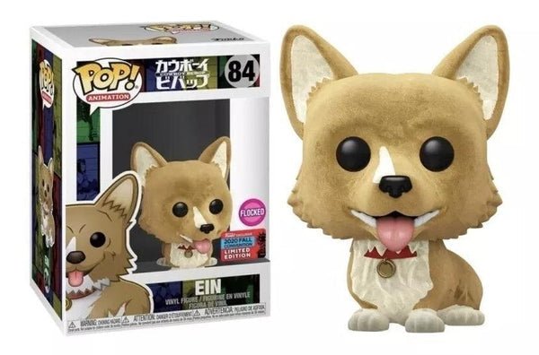 Funko POP Ein Cowboy Bebop Flocked 2020 Fall Convention 84 - NERD BLVD