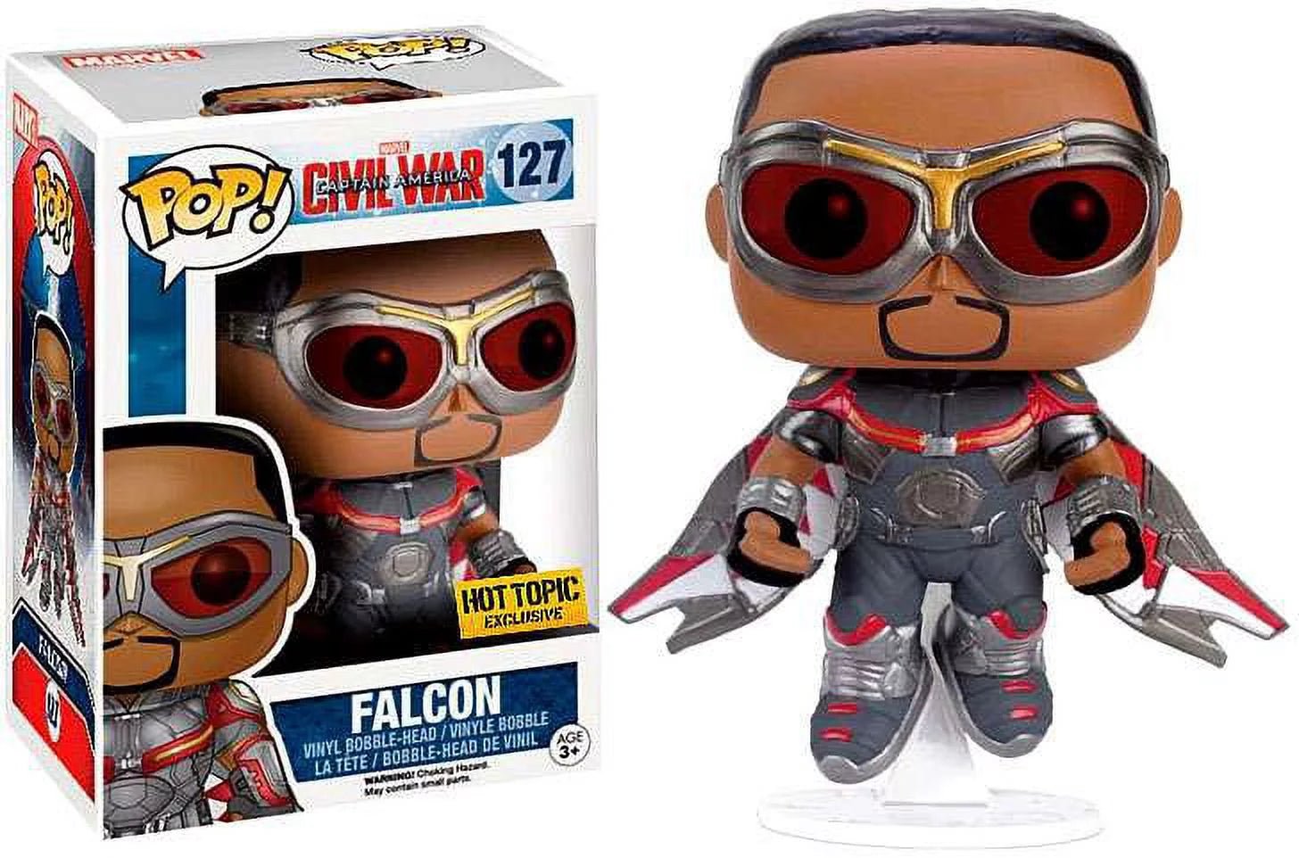 Funko POP! Falcon Hot Topic Exclusive - Civil War #127 - NERD BLVD