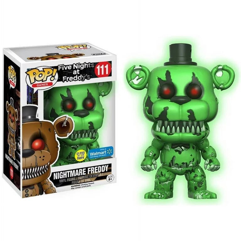 Funko POP Five Nights At Freddy’s Nightmare Freddy GITD Walmart 111 - NERD BLVD